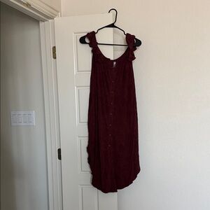 Kindred Bravely Maroon nursing Nightgown